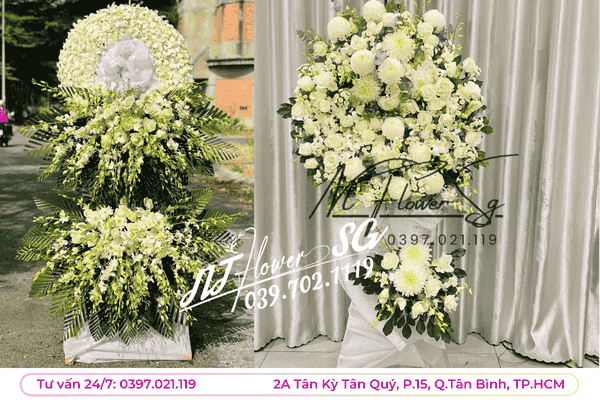 Chuyên Thiết Kế Hoa Tang Lễ Chuẩn Lễ Nghi Tại Tân Bình